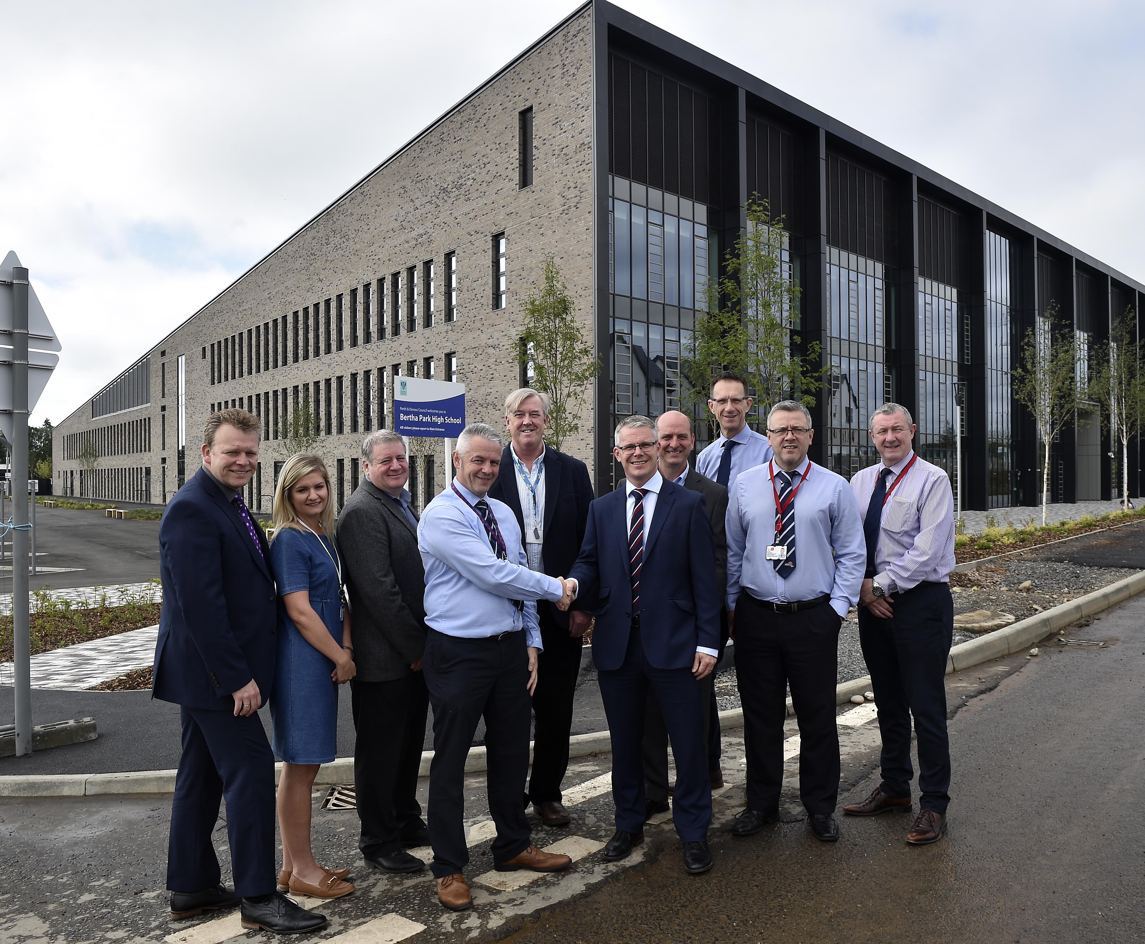 New £32.5m Perth secondary school handed over Scottish Construction Now